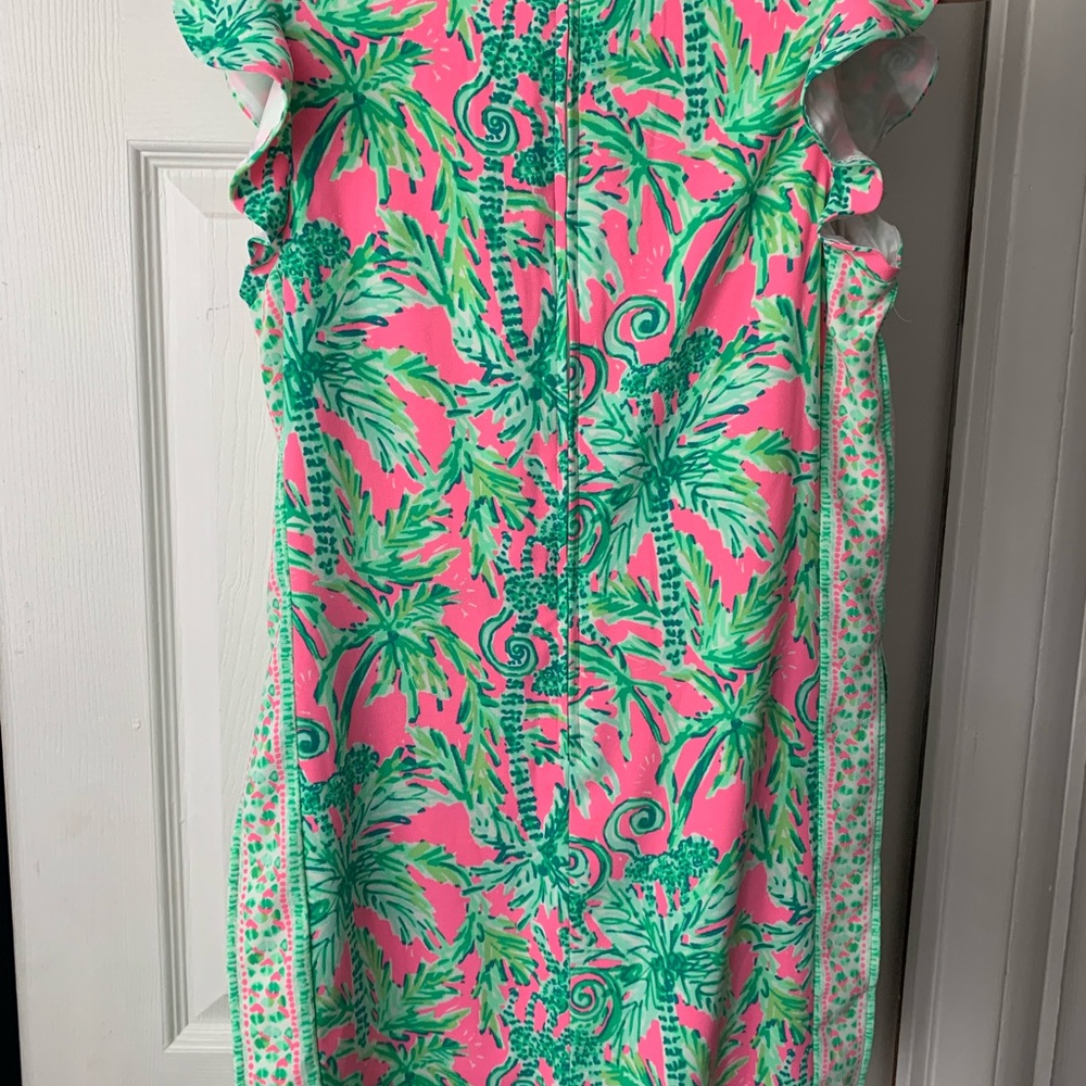 Fabulous pink and green Lilly romper!